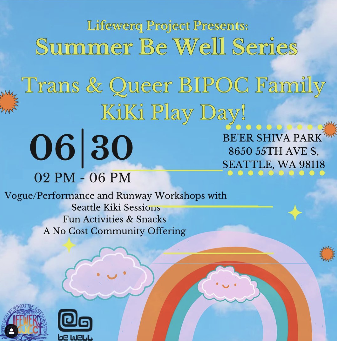 Lifewerq Project Presents: Trans & Queer BIPOC Family Kiki Play Day