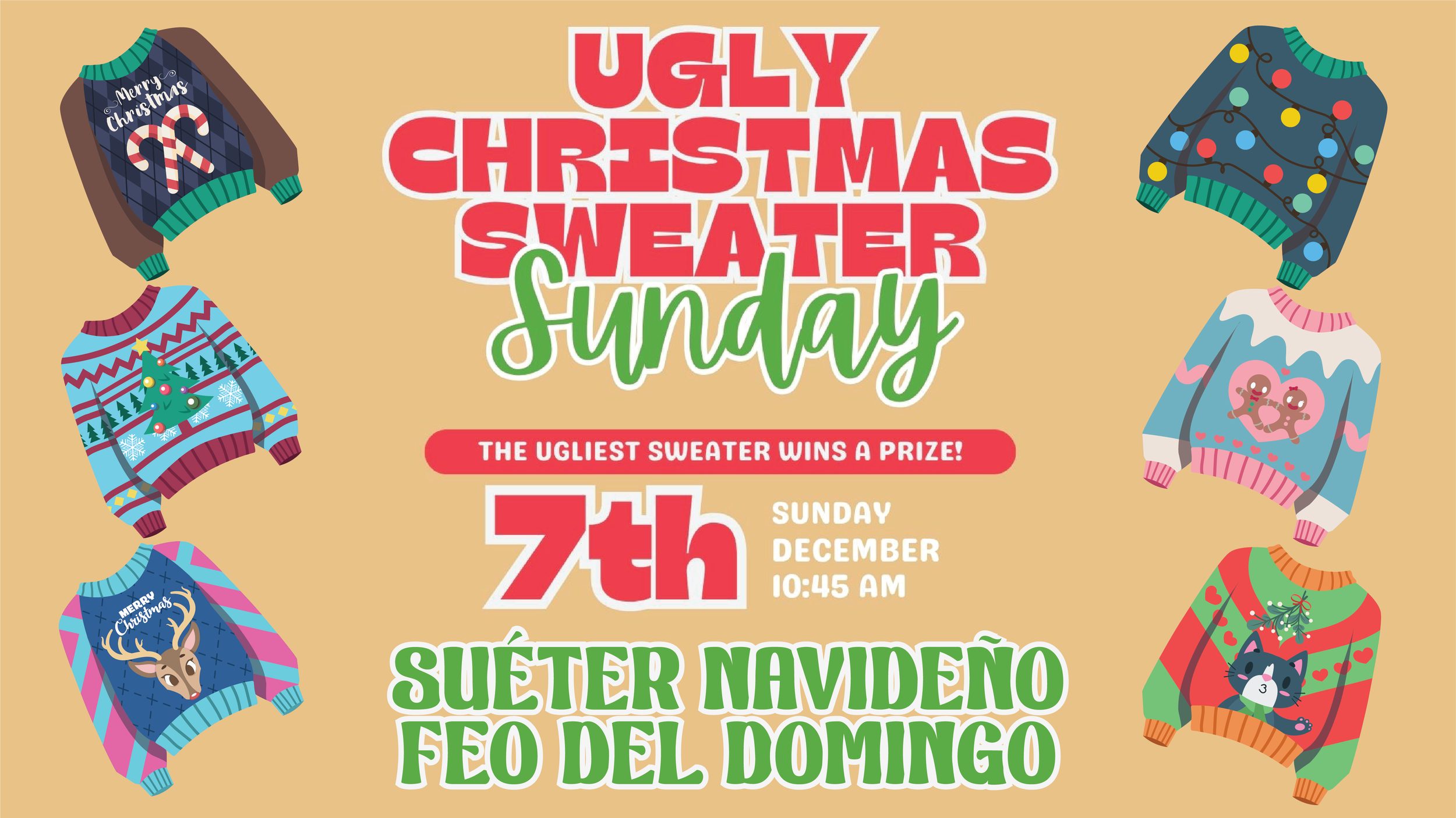 Ugly Christmas Sweater Sunday