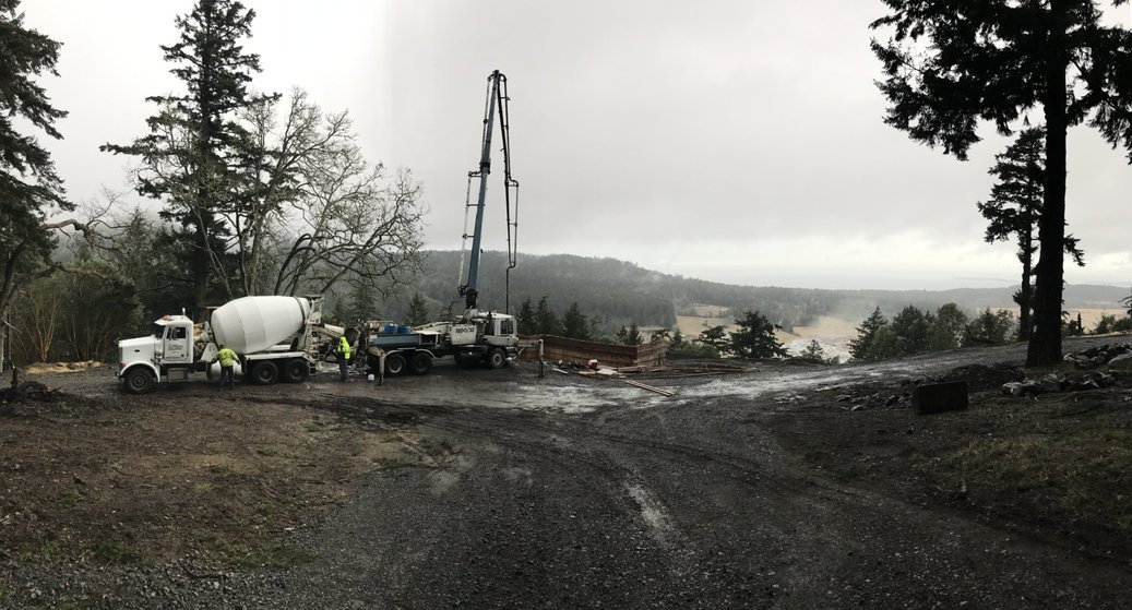 gravel being placed at a site