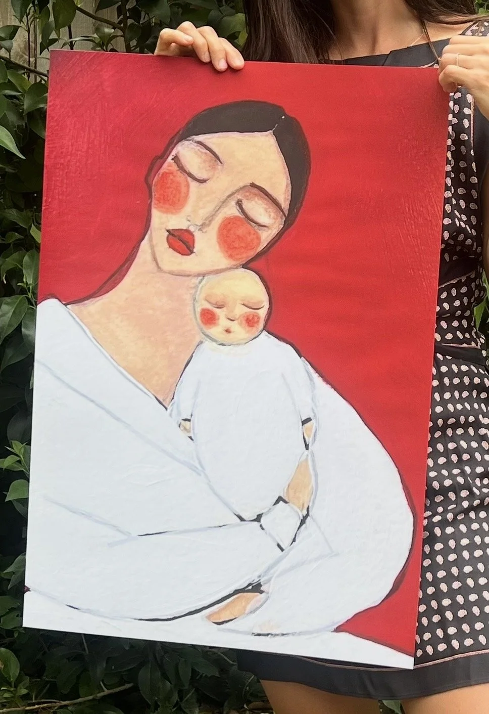 “Mama and baby” Print 18”x26”