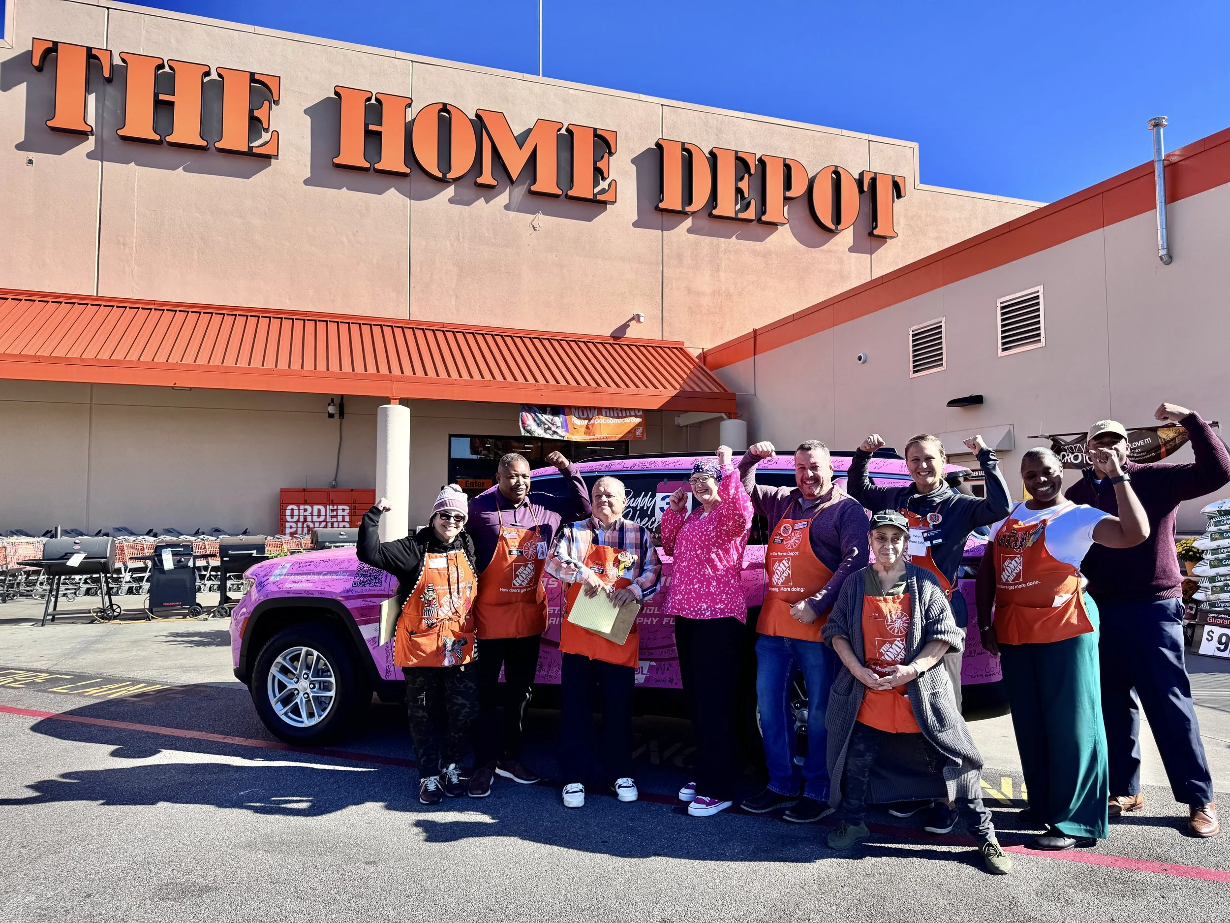 Abercorn Home Depot Southern Motors Savannah Lady Pink — WRHQ