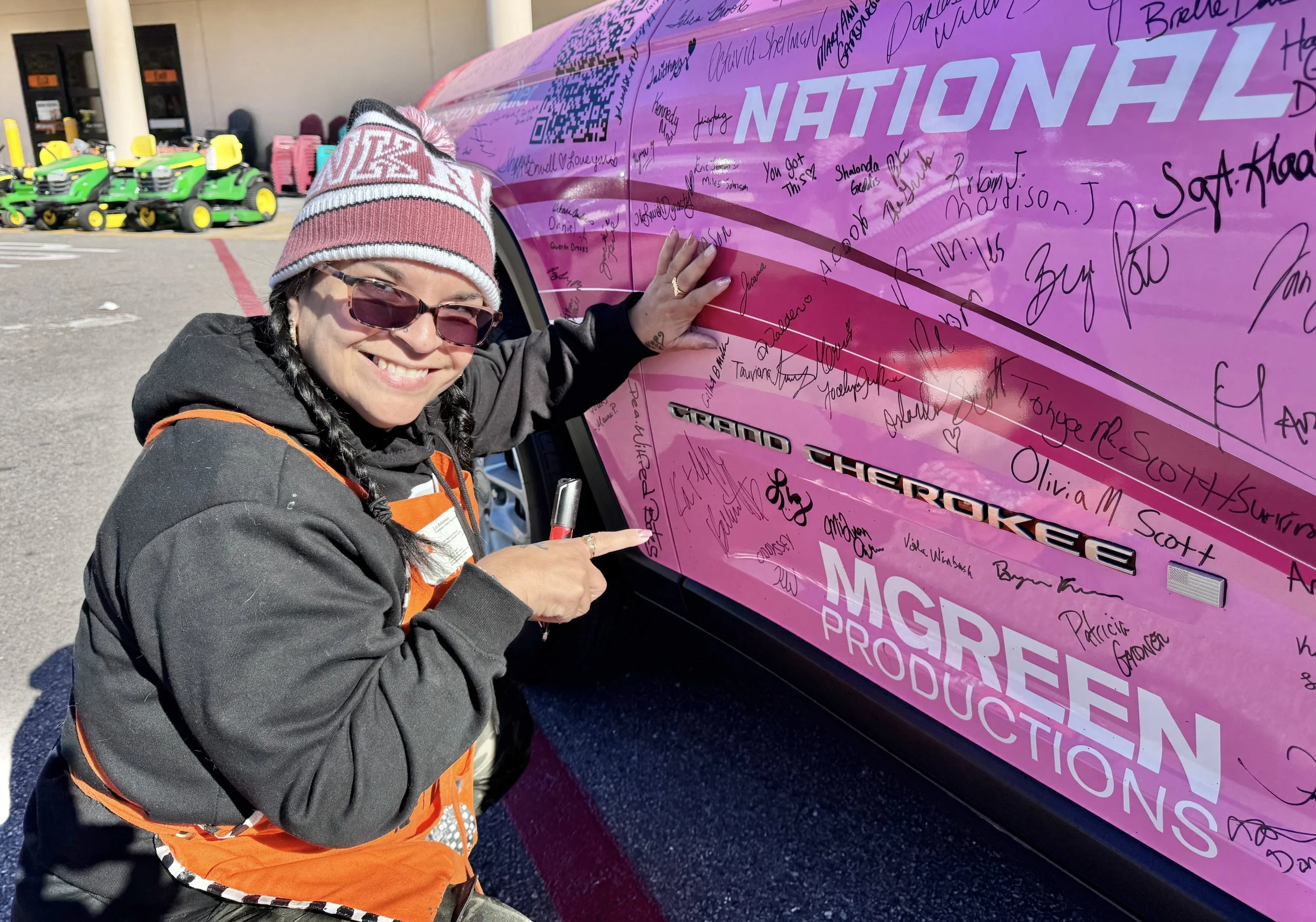 Abercorn Home Depot Southern Motors Savannah Lady Pink — WRHQ