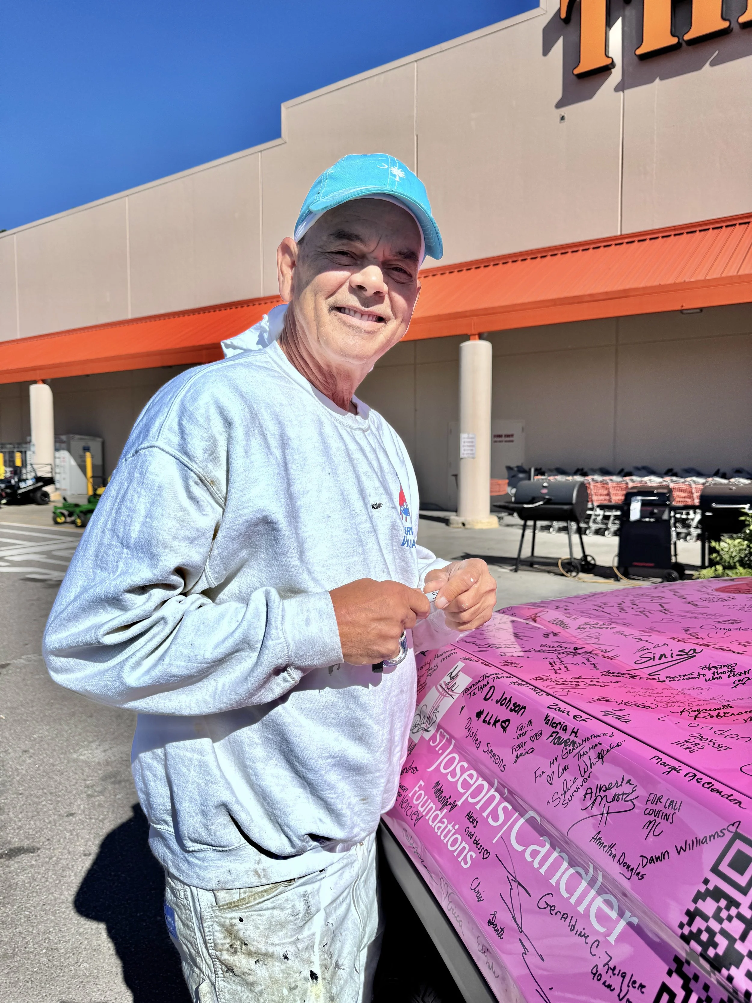 Abercorn Home Depot Southern Motors Savannah Lady Pink — WRHQ