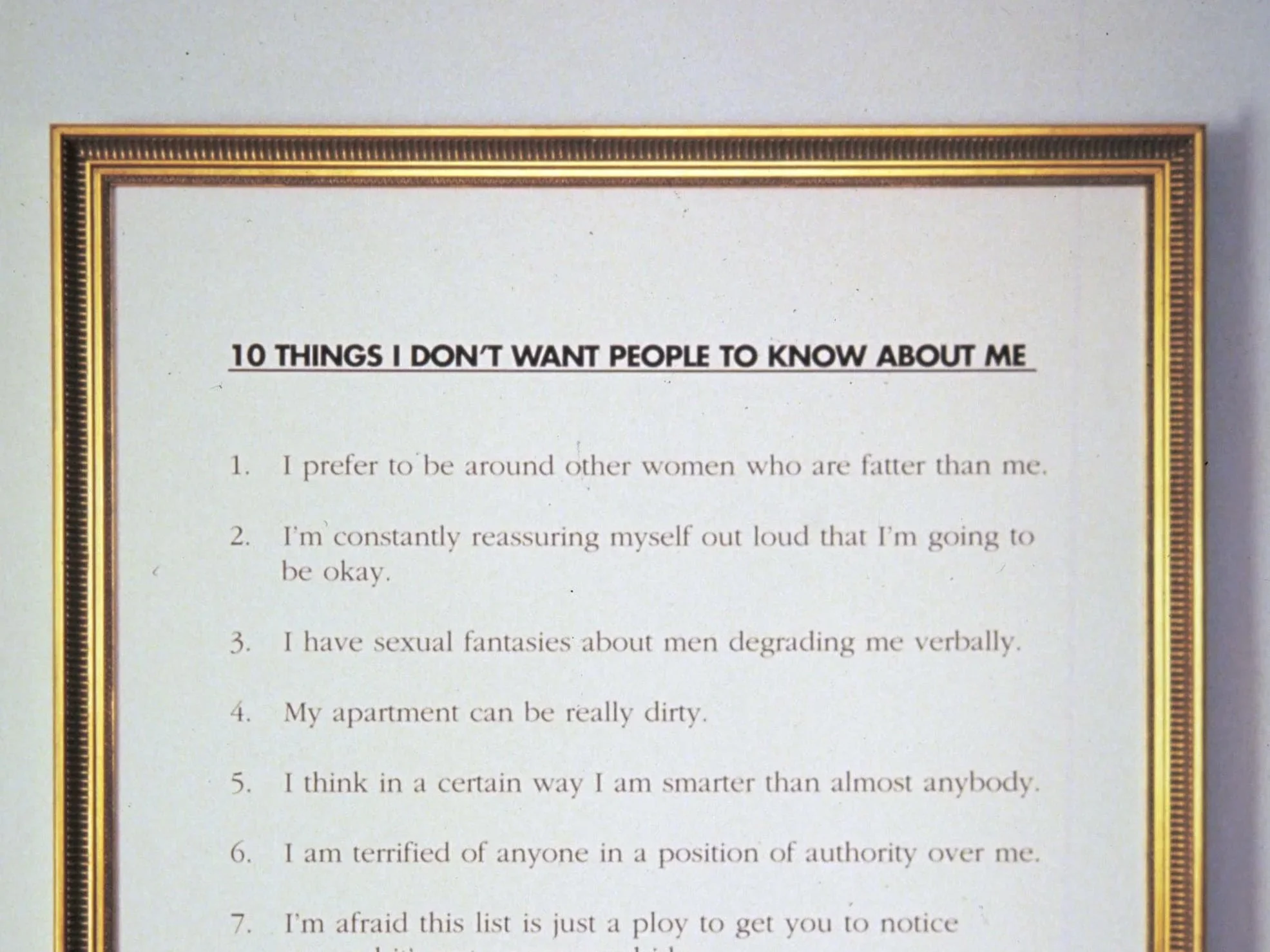 Objects and Conceptual Art