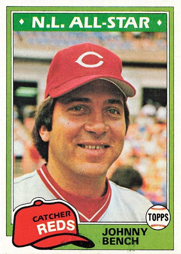 1981 Topps Baseball #600 Johnny Bench