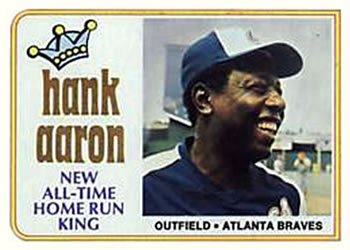 1974 Topps Baseball #1 Hank Aaron