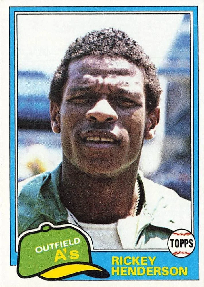1981 Topps Baseball #261 Rickey Henderson