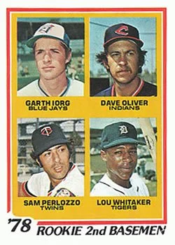 1978 Topps Baseball Card #704 Rookie Second Basemen