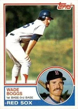 1983 Topps Baseball #498 Wade Boggs