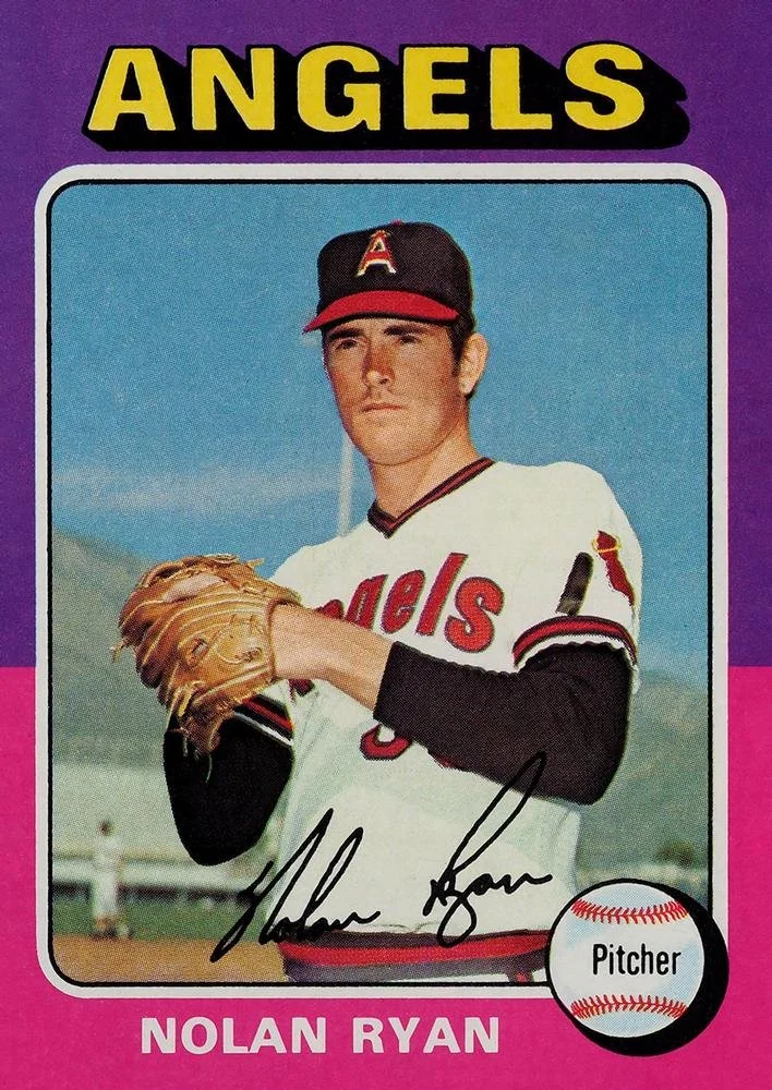 1975 Topps baseball #500 Nolan Ryan
