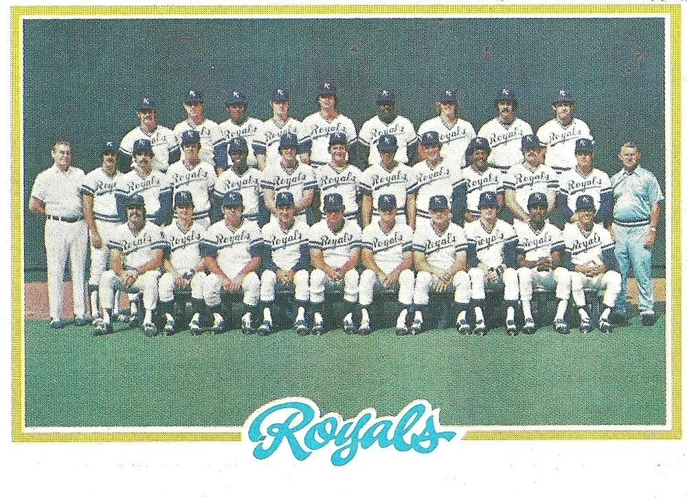1978 Topps Baseball #724 Royals Team