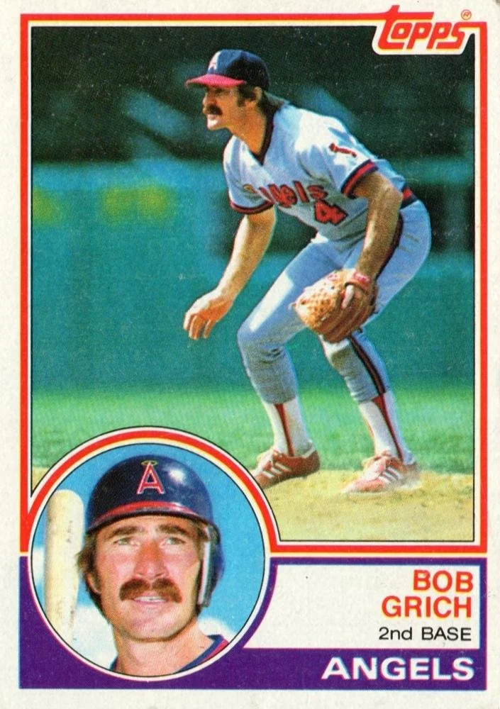 1983 Topps Baseball #790 Bob Grich