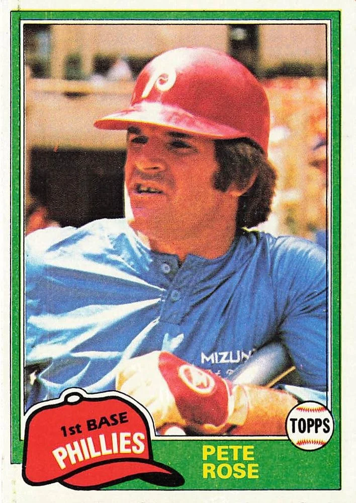 1981 Topps Baseball #180 Pete Rose