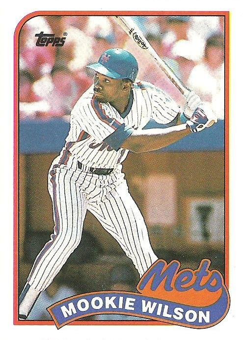 1989 Topps Baseball #545 Mookie Wilson