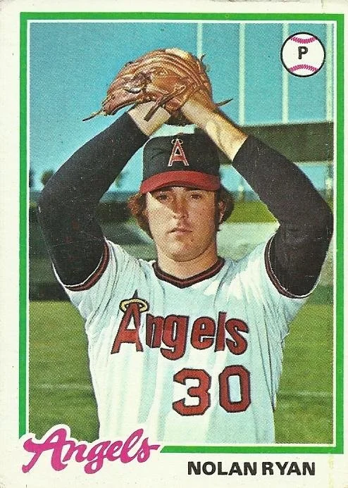 1978 Topps baseball #400 Nolan Ryan