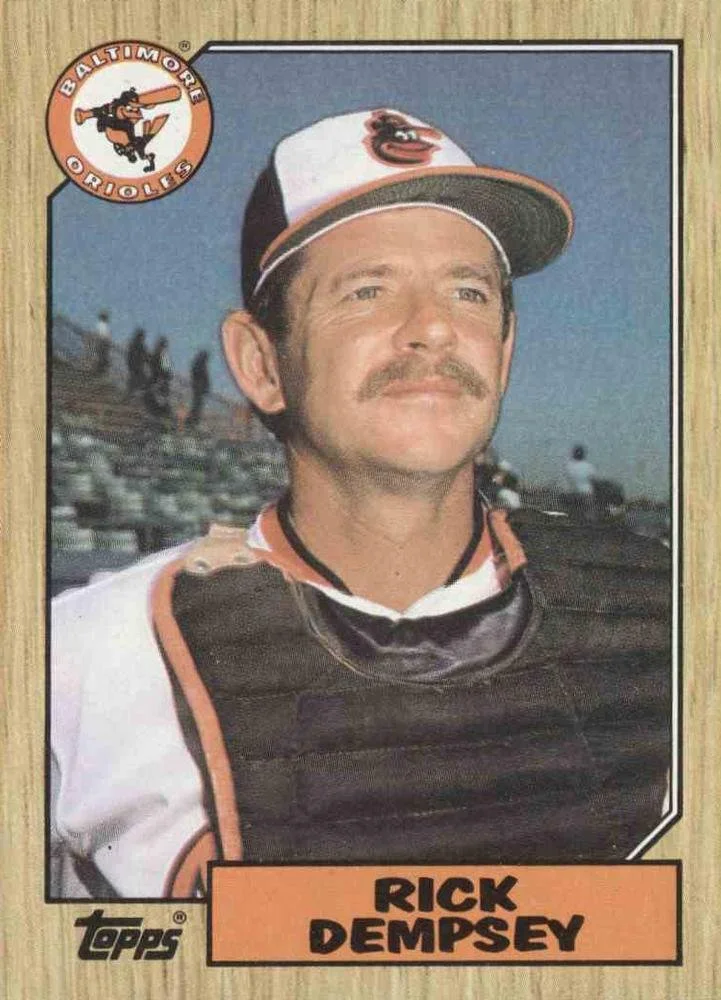 1987 Topps Baseball #28 Rick Dempsey