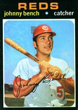 1971 Topps Baseball #250 Johnny Bench
