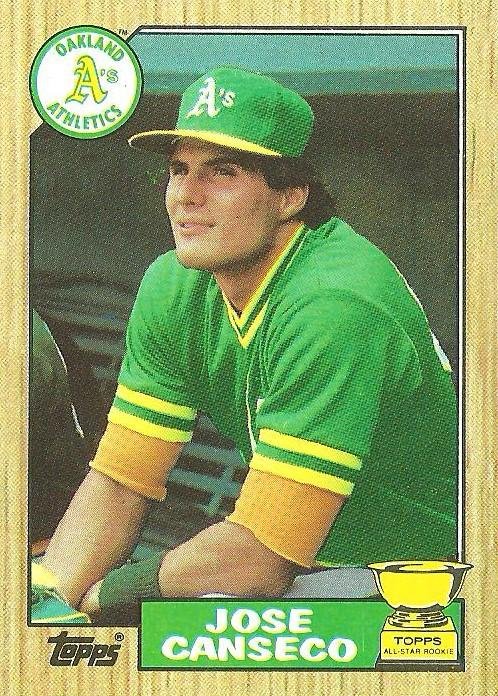 1987 Topps Baseball #620 Jose Canseco