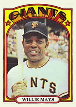 1972 Topps Baseball #49 Willie Mays