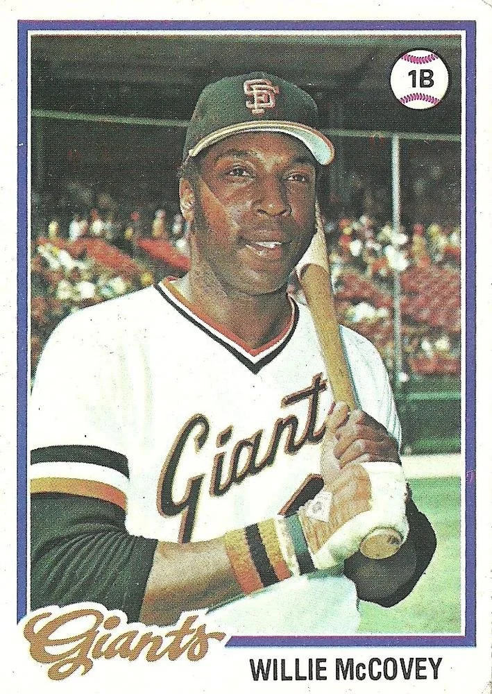 1978 Topps baseball #34 Willie McCovey
