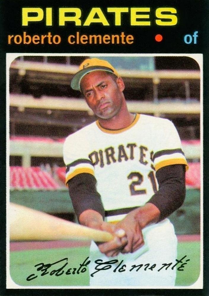 1971 Topps baseball #630 Roberto Clemente
