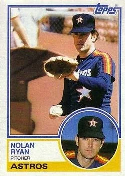 1983 Topps Baseball #360 Nolan Ryan