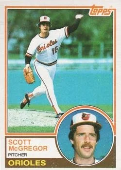 1983 Topps Baseball #745 Scott McGregor