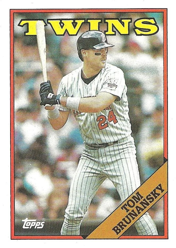 1988 Topps Baseball #375 Tom Brunansky