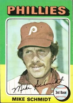 1975 Topps baseball #70 Mike Schmidt