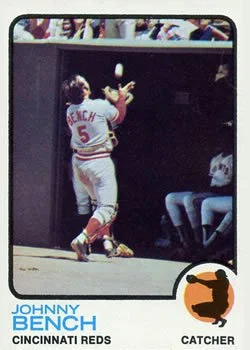 1973 Topps Baseball #380 Johnny Bench