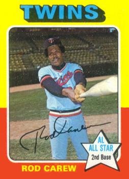 1975 Topps Baseball #600 Rod Carew