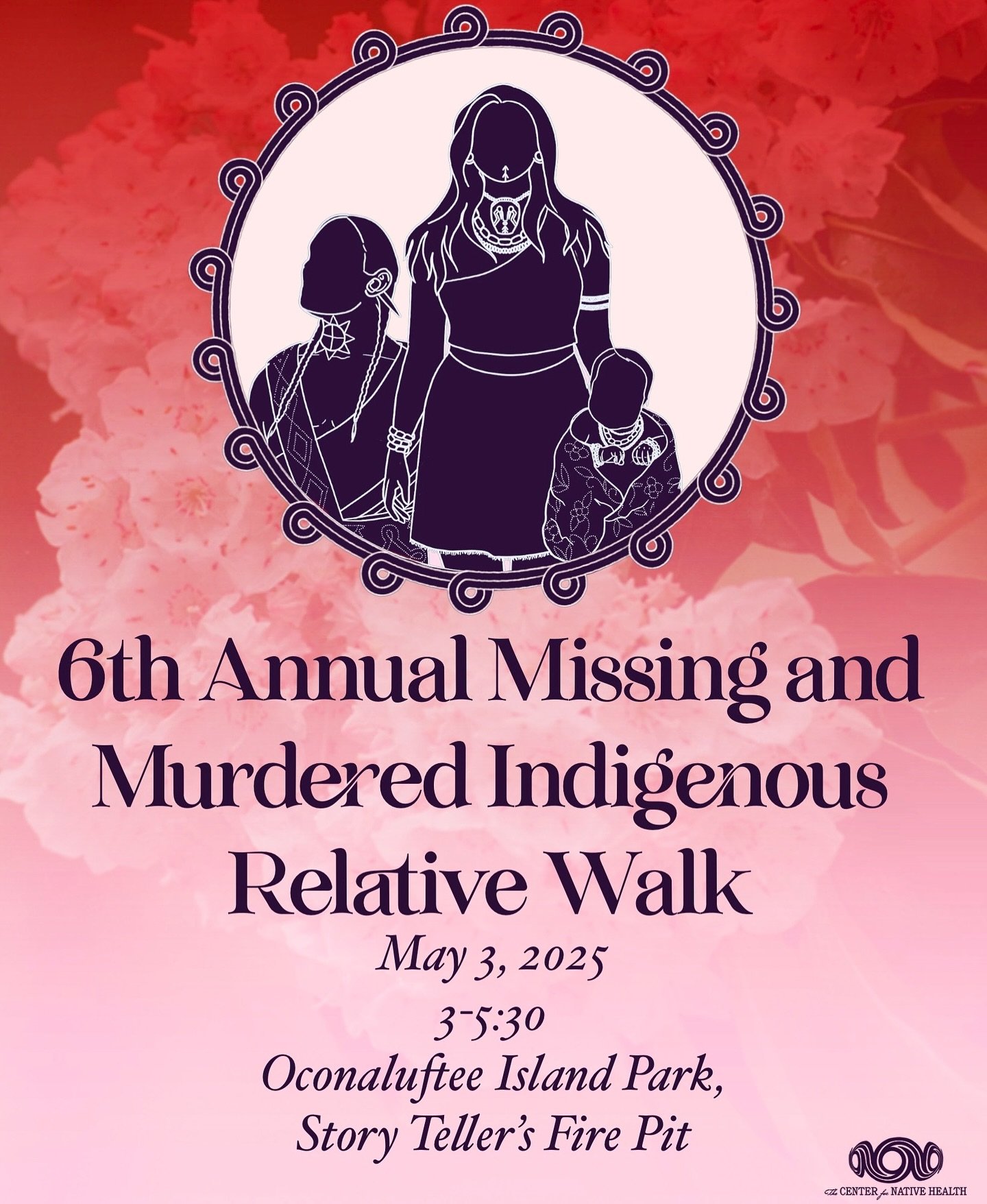 Join us for the 6th Annual Missing &amp; Murdered Indigenous Relatives Walk, hosted by the @quallaboundarymmiw 
Date: Friday, May 3
Time: 3:00&ndash;5:30 PM
Location: Oconaluftee Island Park, Story Teller&rsquo;s Pit
Come stand in solidarity with fam