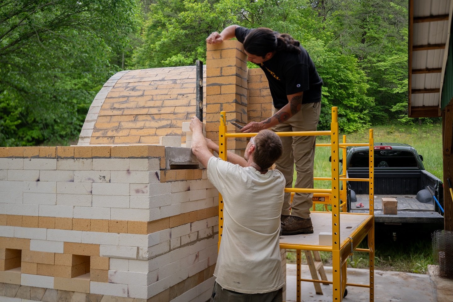 Things are moving along smoothly with the Birdtown Community Kiln. Thank you to everyone who has helped out along the way!