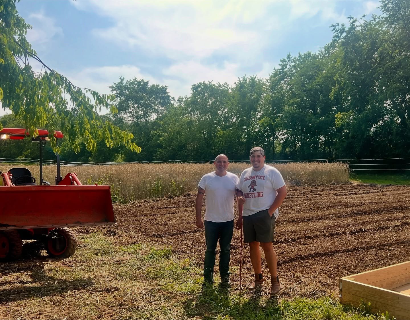 Last week, Wolftown Tribal Council member Bo Crowe and New Kituwah Academy teacher Tagan Crowe helped till the garden in preparation for planting.
CNH is also excited to share that @footprintproj kindly donated solar panels and loaned us a portable s