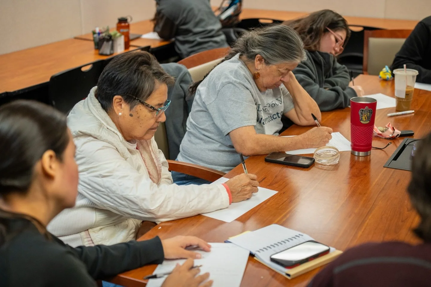 The Center for Native Health hosted a mini Writers Workshop in partnership with Unite for Literacy and the Cherokee Growing Readers Initiative where staff members and community members came together to learn more about the book creation process. We a