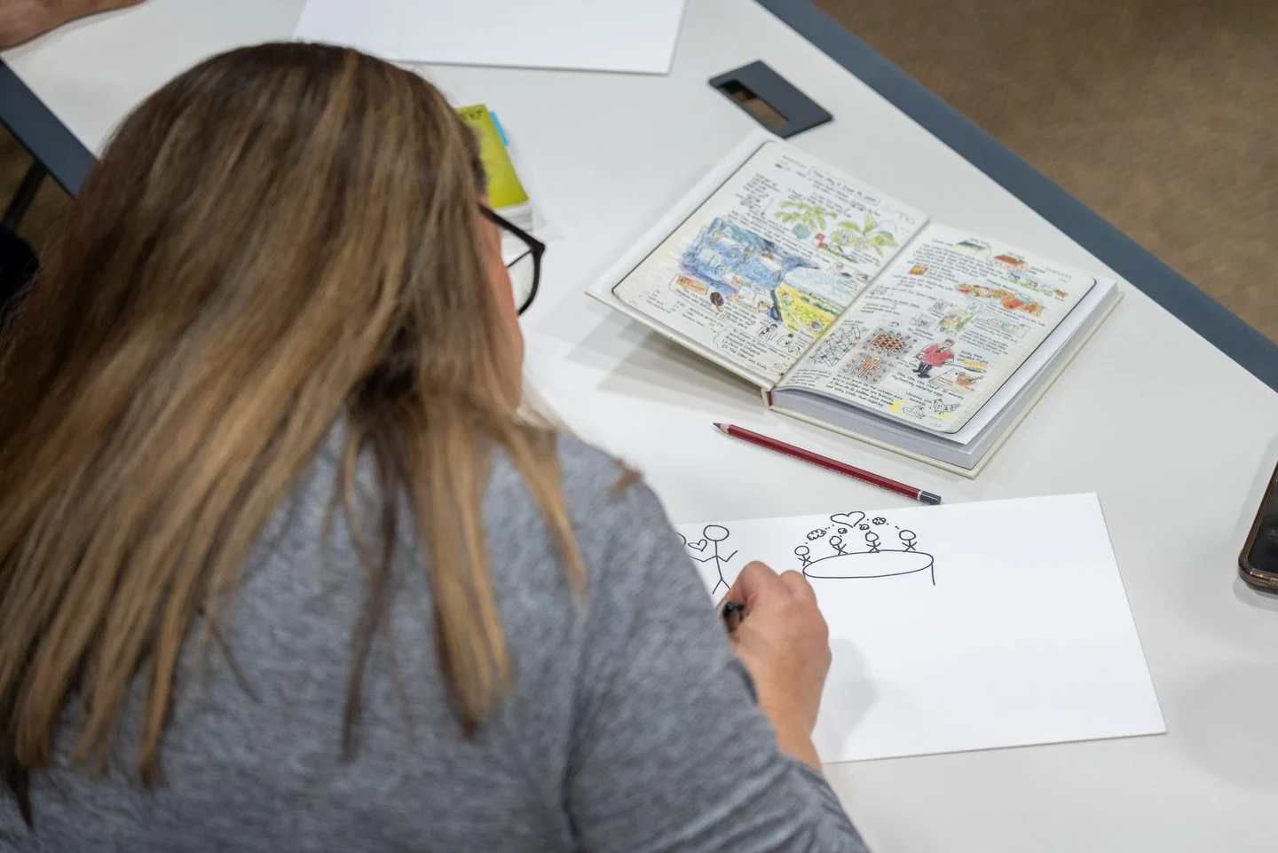 We held our first Logic Model Cohort session of the year on February 10 with participants from last year&rsquo;s group. Cohort 1 members shared updates on their work, participated in a quick draw activity, and engaged in a graphic recording review of