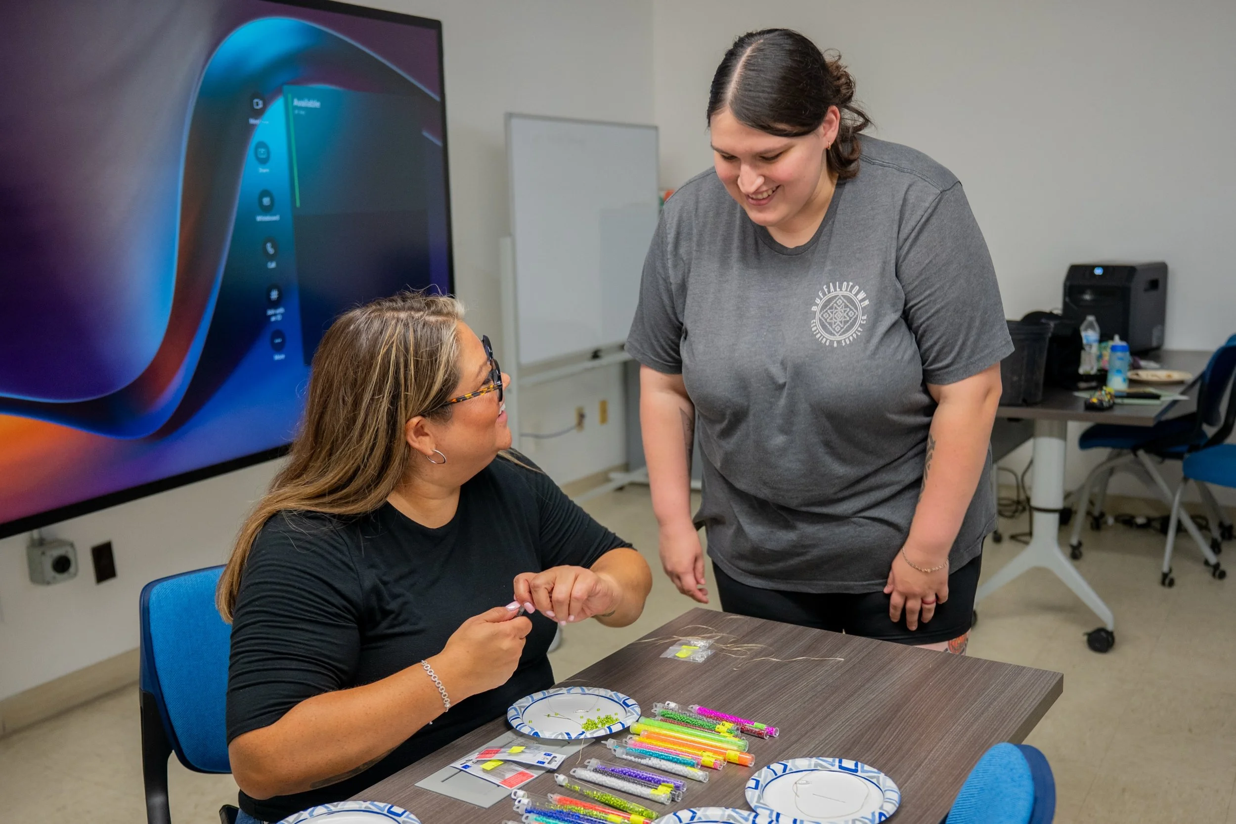 Last week, we gathered for our May Mother&rsquo;s Gathering! This month&rsquo;s topic focused on the benefits of bull nettle. After learning about its traditional uses, the mothers created bull nettle necklaces for their babies and spent the evening 