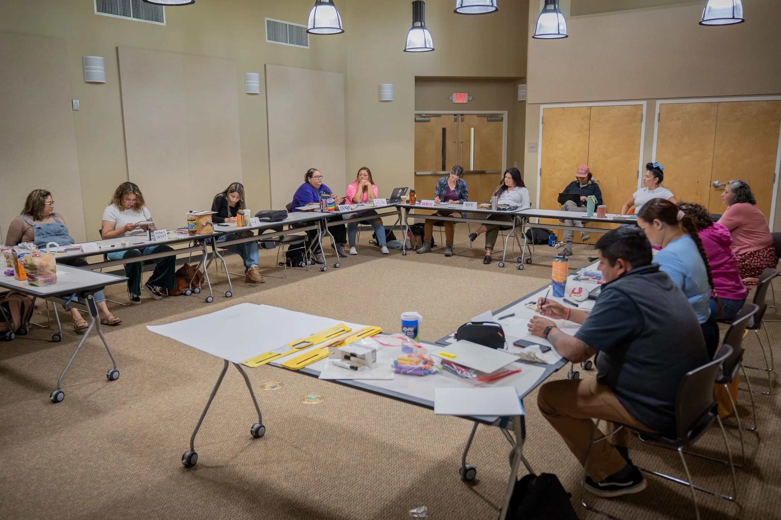 We recently finished our 2026 Indigenous Logic Model Cohort! Over the past several months, returning cohort members helped guide this year&rsquo;s participants through graphic recording, visualizing concepts, and other tools for storytelling.
It has 
