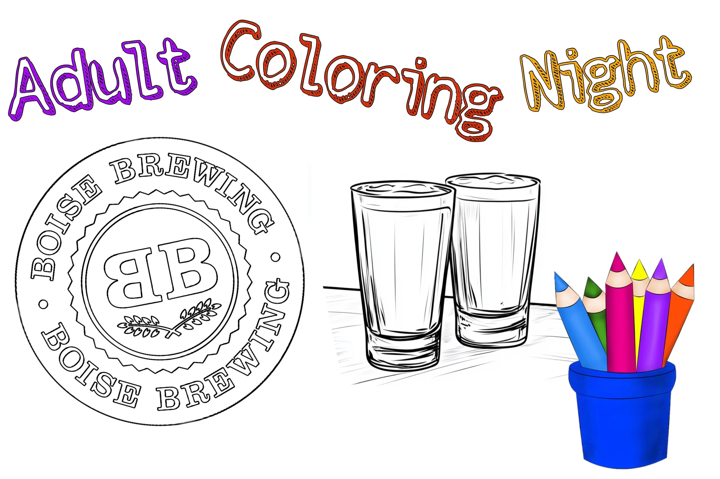 Adult Coloring Night