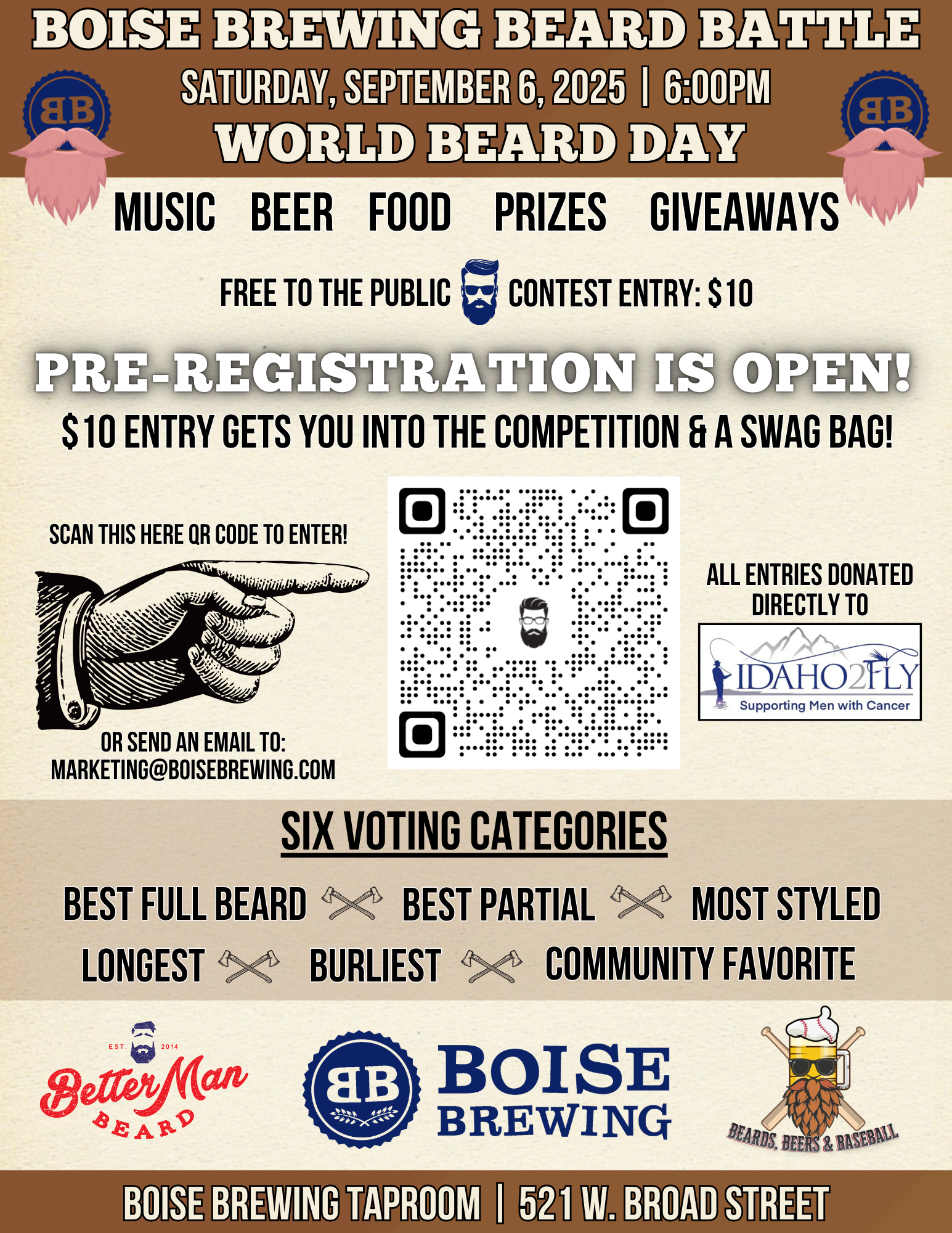 Boise Brewing Beard Battle
