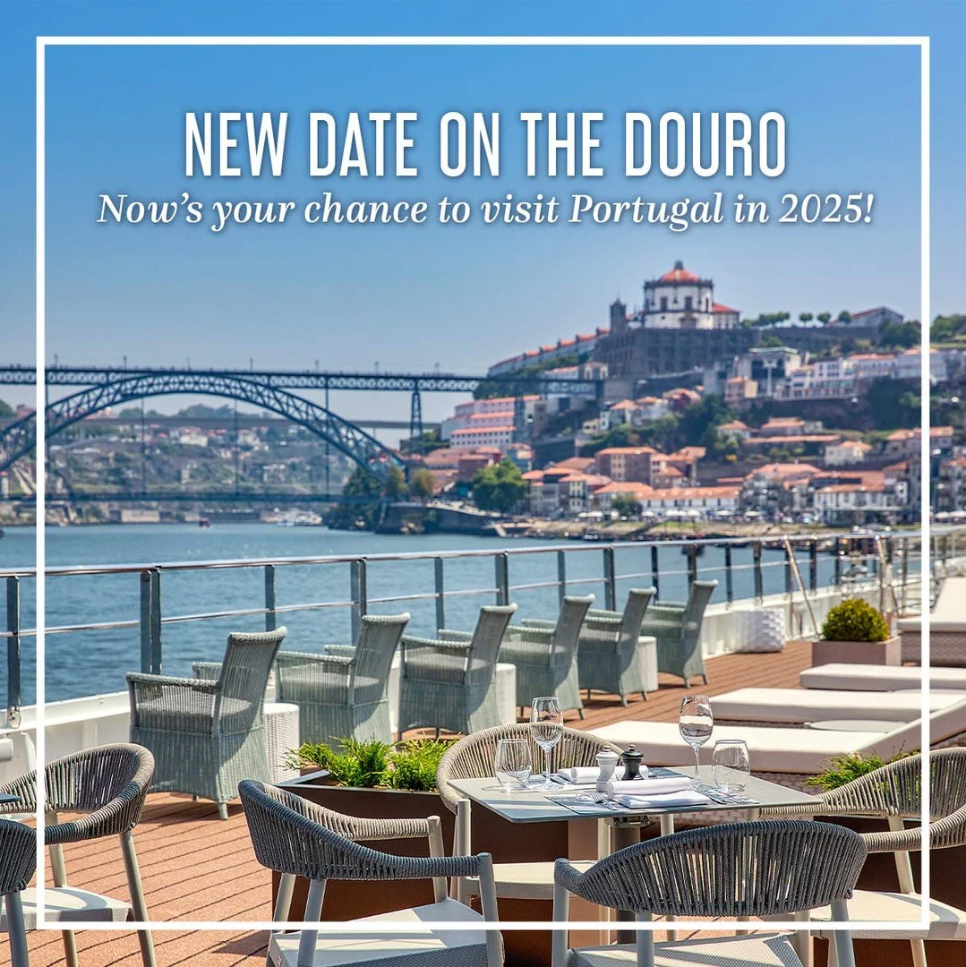 🍷 New Douro River Departure! 🍷
Great news for wine and travel lovers! 🍇 Uniworld has added a new Douro River Valley sailing on October 19, 2025, due to overwhelming demand. With this year&rsquo;s cruises nearly sold out, this is the perfect opport