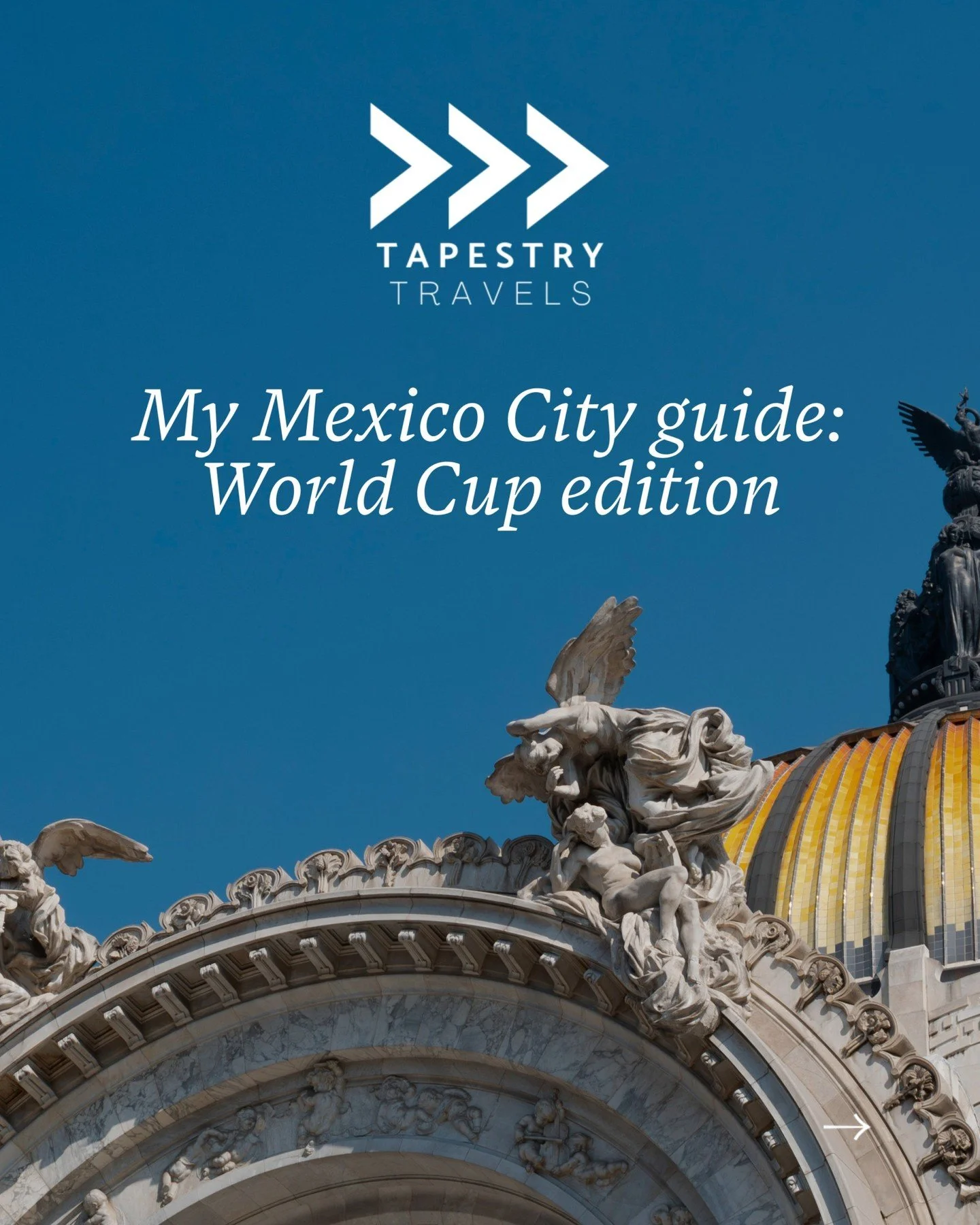 Heading to Mexico City for the World Cup? Consider this your starting point. ⚽🇲🇽

From family-friendly hotels and charming boutique stays to the city&rsquo;s incredible food, world-class art, and vibrant culture, these are the places I&rsquo;d reco