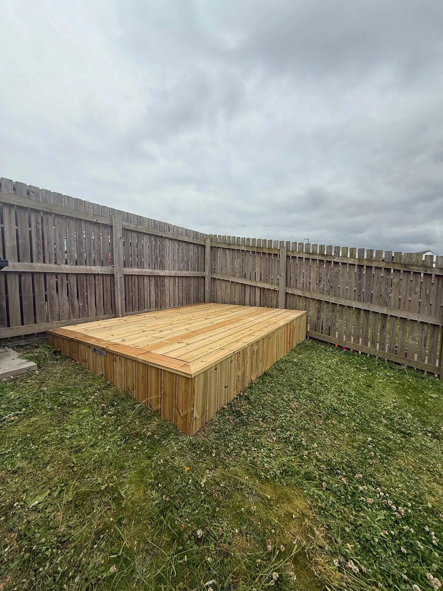 If you didn&rsquo;t know already we love a new decking! 

Small decking completed recently to be used as a base for a shed