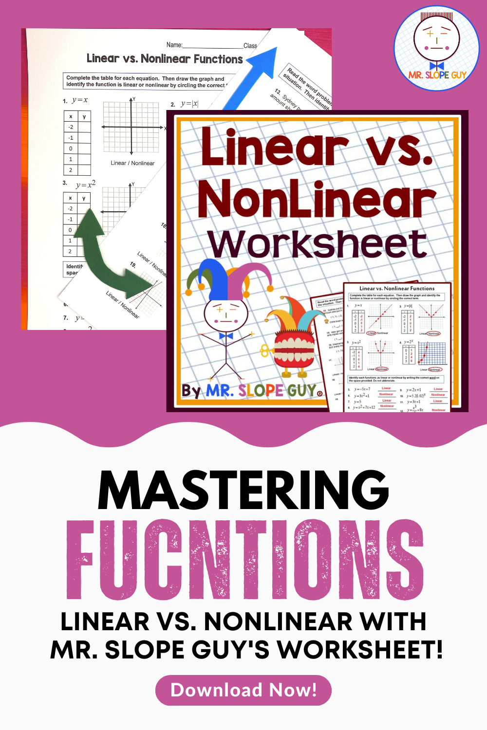 Linear vs NonLinear Worksheet