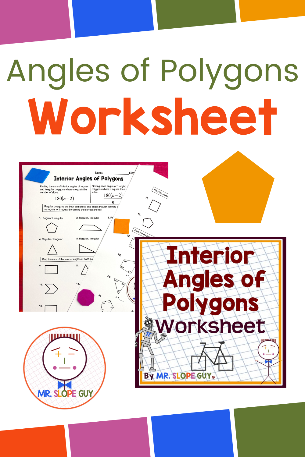 Angles of Polygons Worksheet