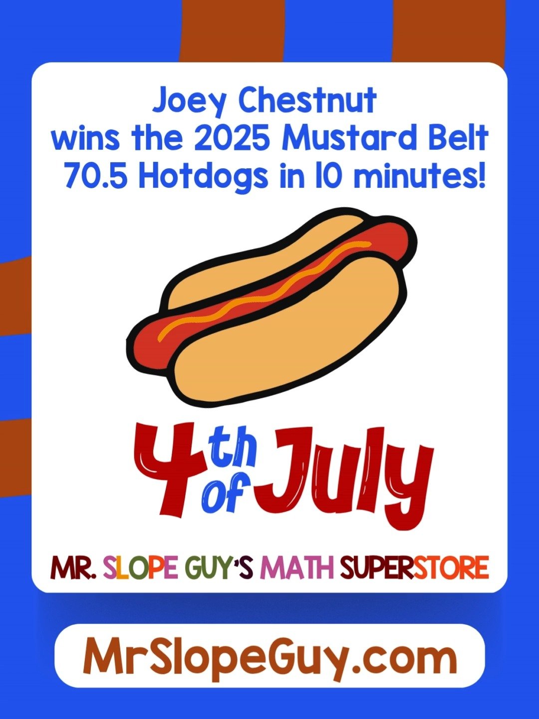 #mrslopeguy #joeychestnut