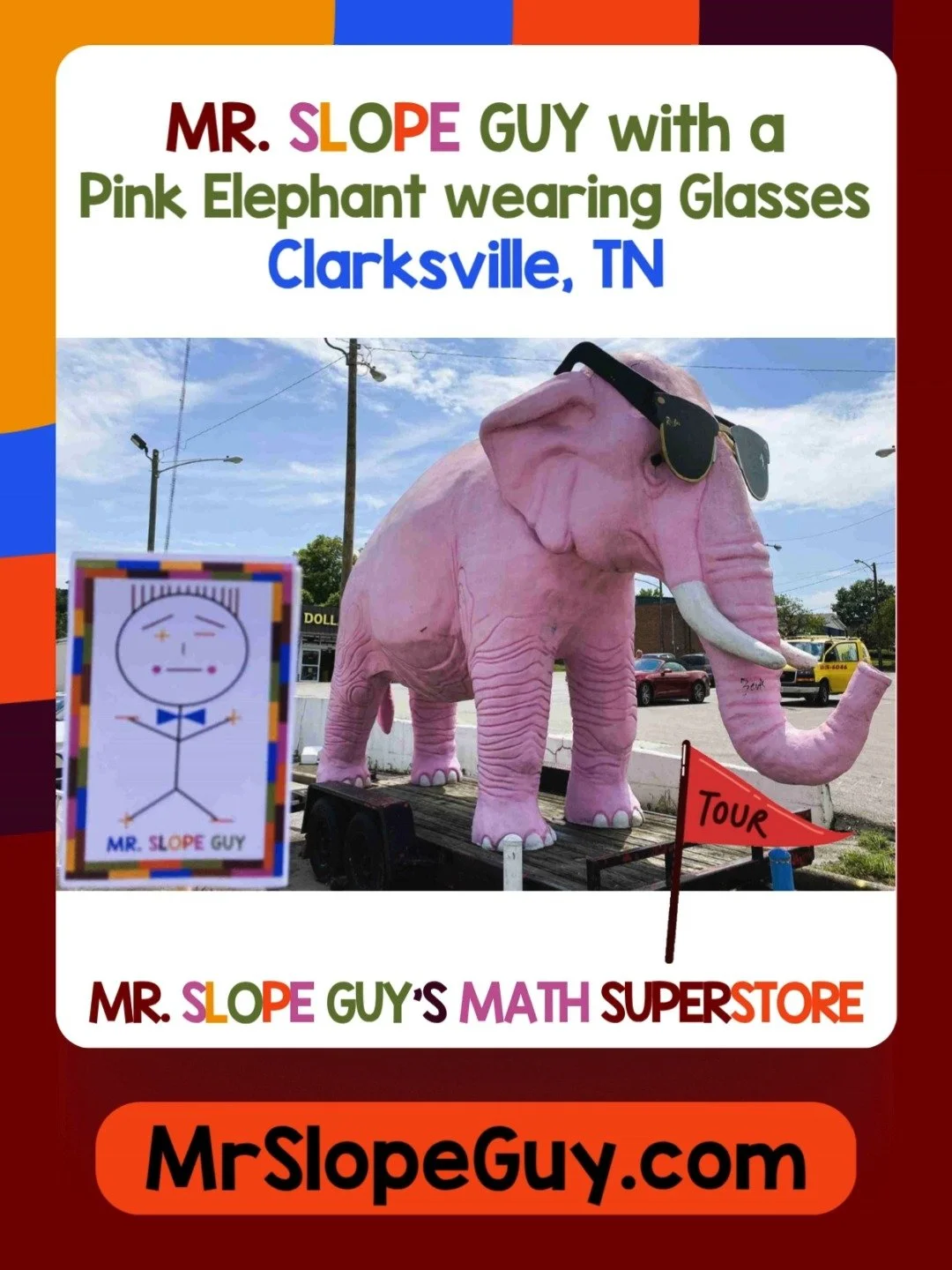Too Cool for Ordinary Roads πΆοΈπ
Sunglasses on. Trunk up. Clarksville’s Pink Elephant is turning roadside fashion into an art form. Mr. Slope Guy had to squint just to keep up with the cool factor.
#SunglassGoals #PinkElephantCoolness #MrSlop