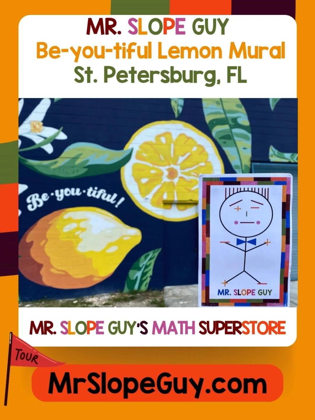 π When life gives you lemons… make it a roadside attraction!
Mr. Slope Guy is celebrating National Lemon Day with zest, zing, and just a little extra pulp. You’re the zest! Stay bright, stay bold, and most of all—stay be-you-tiful