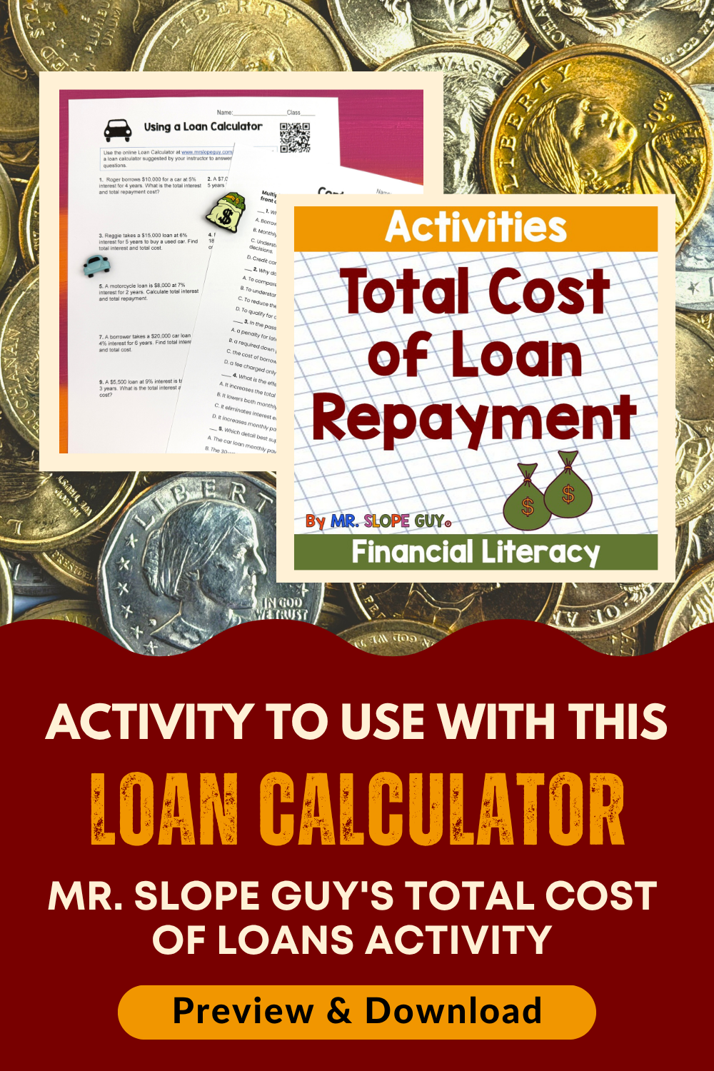 Total Cost of Loan Repayment Worksheet