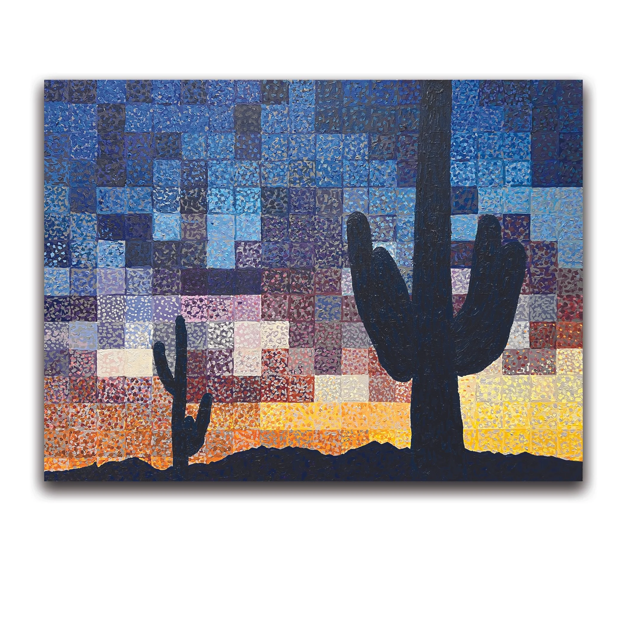 "Sonoran Dawn", 40"x30", acrylic